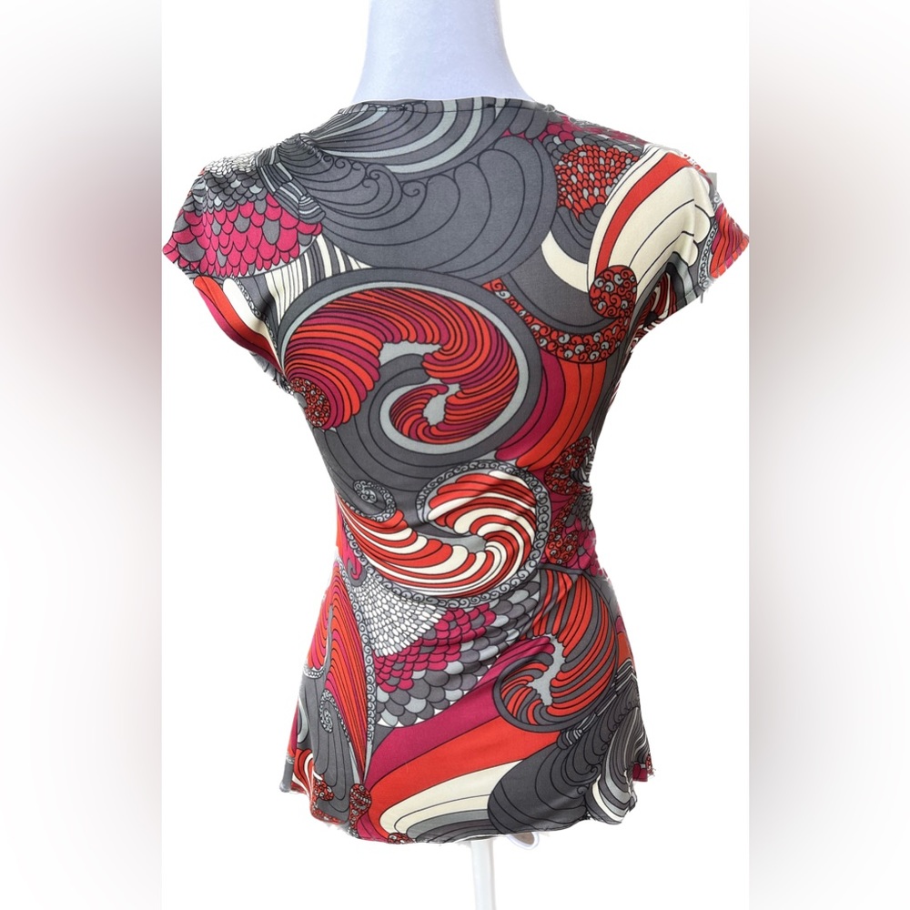 SKY Silk Top Leather Belt Size S - Picture 2 of 12